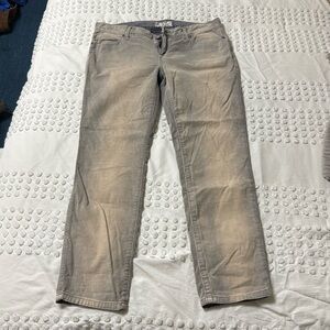 Free People, grayish tan blue, corduroy pant no tags, but never worn